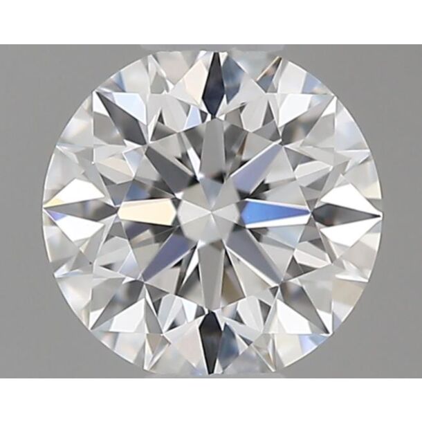 0.33 Carat Natural Diamond, Round Cut, Color E, Clarity VVS2