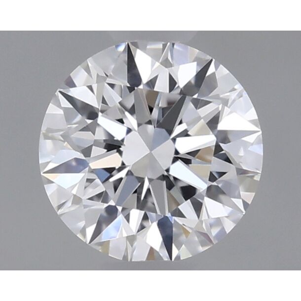 0.32 Carat Natural Diamond, Round Cut, Color D, Clarity VVS2