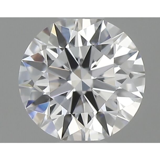 0.33 Carat Natural Diamond, Round Cut, Color E, Clarity VVS2