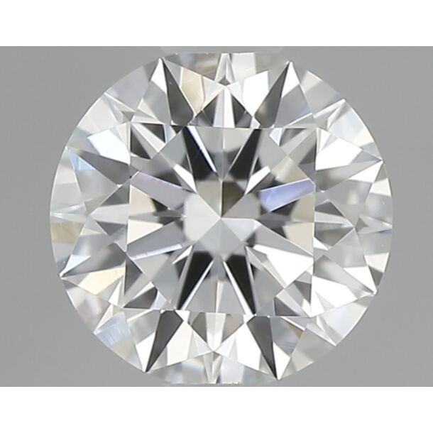 0.4 Carat Natural Diamond, Round Cut, Color H, Clarity VVS2
