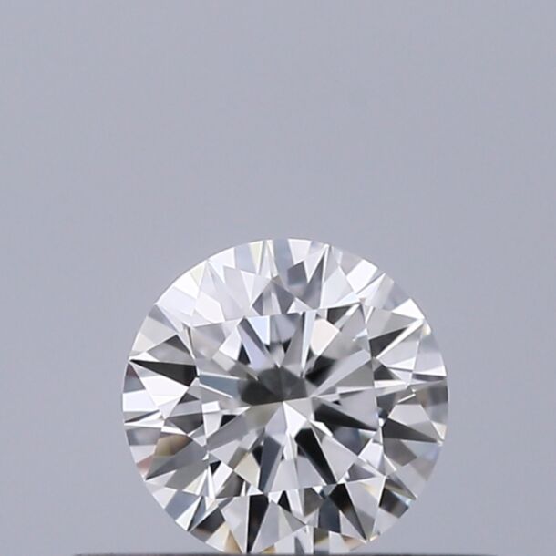 0.31 Carat Natural Diamond, Round Cut, Color F, Clarity VVS2