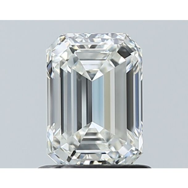 1.04 Carat Diamant Naturel de taille émeraude, Couleur I, Pureté VVS1