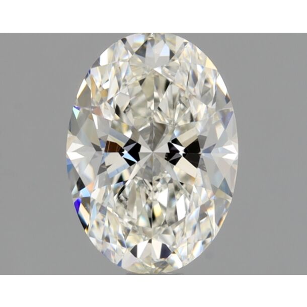 1.03 Karaat Natuurlijke Diamant met een Ovaal vorm, Kleur H, Zuiverheid VS2