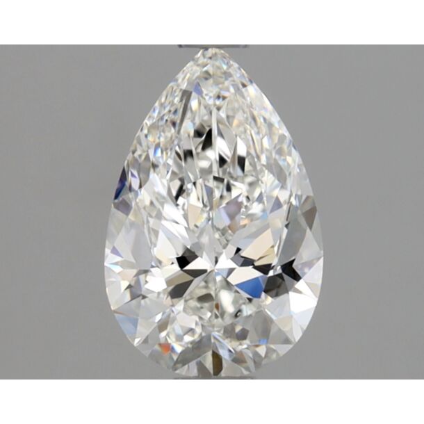 1.01 Carat Natural Diamond, Pear Cut, Color G, Clarity VVS1