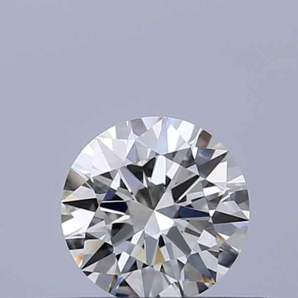 0.42 Carat Diamant Naturel de taille Brillant, Couleur H, Pureté VVS1