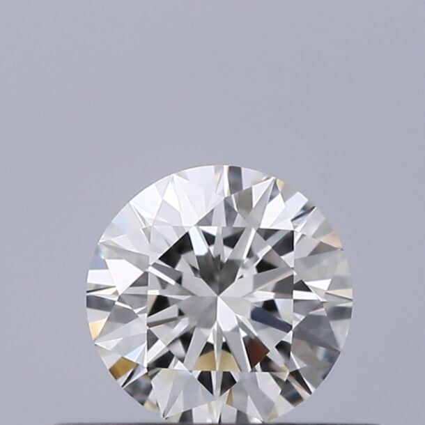 0.37 Carat Natural Diamond, Round Cut, Color H, Clarity VVS1