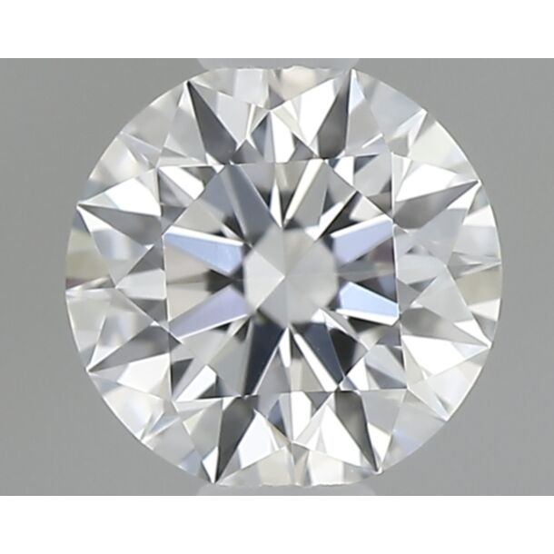 0.33 Carat Natural Diamond, Round Cut, Color D, Clarity VS1