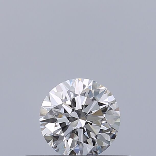0.3 Carat Natural Diamond, Round Cut, Color E, Clarity VVS2