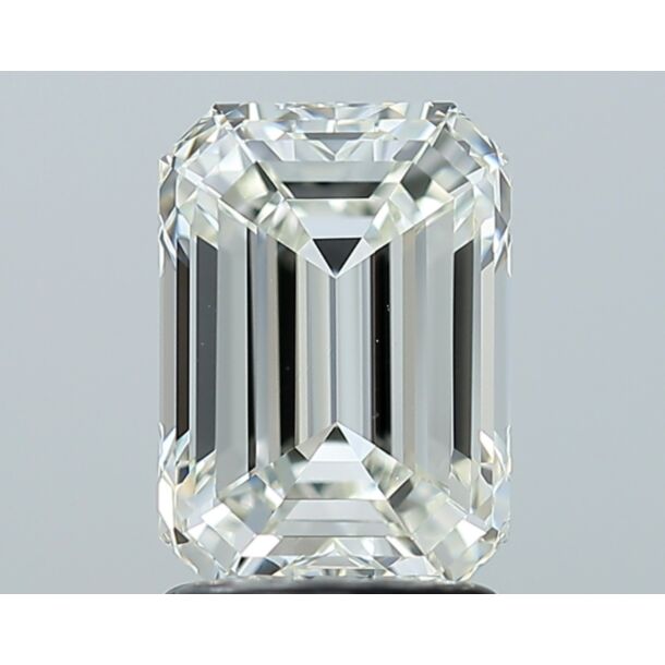 2 Carat Diamant Naturel de taille émeraude, Couleur I, Pureté VVS1