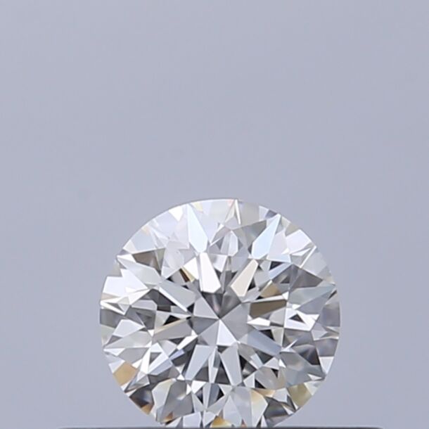 0.3 Carat Natural Diamond, Round Cut, Color E, Clarity VVS2