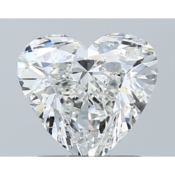 1.2 Karat Natürlicher Diamant Im Herzschliff, Farbe F, Reinheit SI1