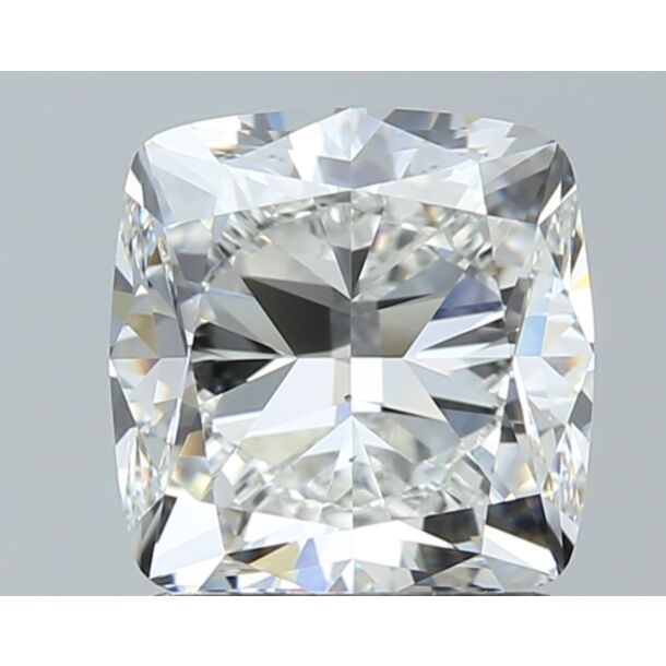 2.01 Carat Natural Diamond, Cushion Cut, Color H, Clarity VS2