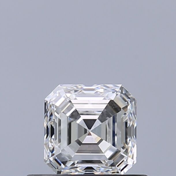0.51 Karaat Natuurlijke Diamant met een Asscher vorm, Kleur E, Zuiverheid SI1