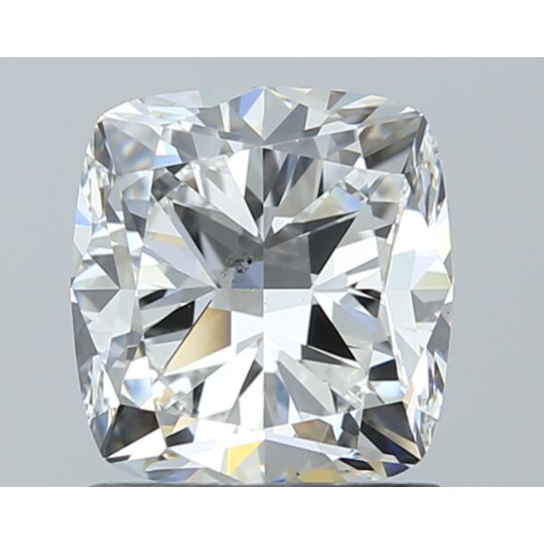 1.51 Carat Natural Diamond, Cushion Cut, Color G, Clarity SI1 1.51 Carat Natural Diamond, Cushion Cut, Color G, Clarity SI1