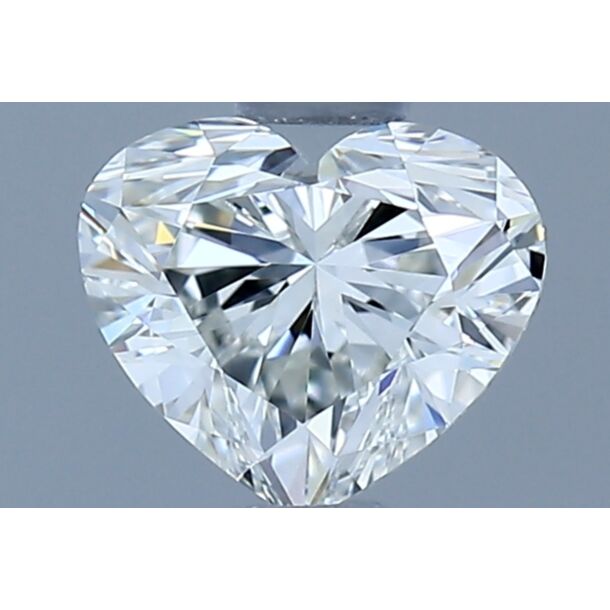 0.5 Karat Natürlicher Diamant Im Herzschliff, Farbe I, Reinheit VVS2