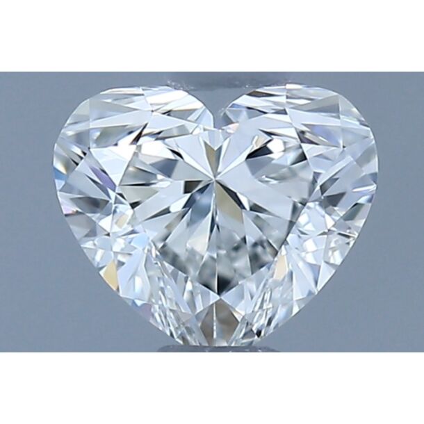 0.42 Karat Natürlicher Diamant Im Herzschliff, Farbe G, Reinheit VVS1