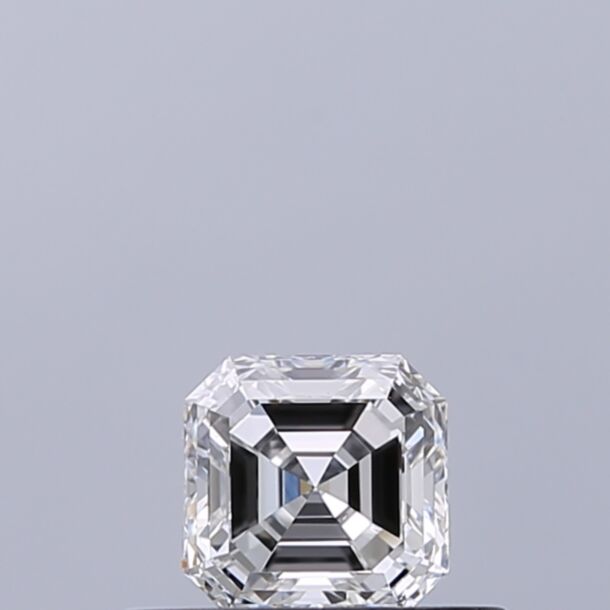 0.34 Karaat Natuurlijke Diamant met een Asscher vorm, Kleur E, Zuiverheid VVS1