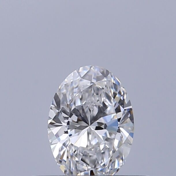 0.31 Carat Diamant Naturel de taille Oval, Couleur D, Pureté VVS1