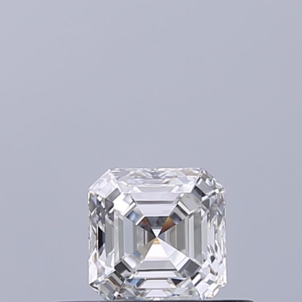 0.34 Carat Natural Diamond, Asscher Cut, Color E, Clarity VVS1