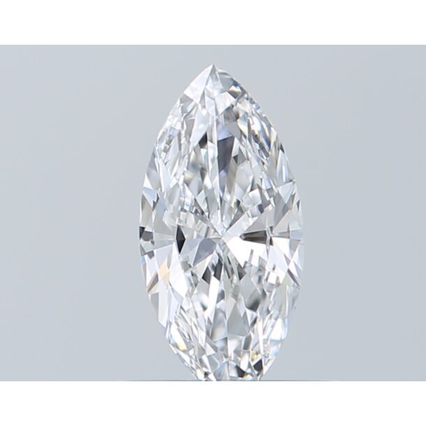 0.37 Carat Natural Diamond, Marquise Cut, Color D, Clarity VVS1