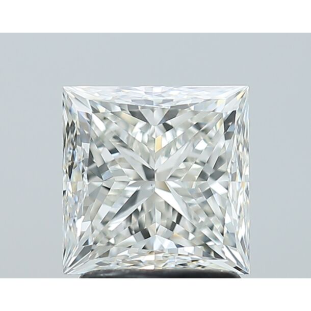 2.01 Carat Natural Diamond, Princess Cut, Color I, Clarity VS2