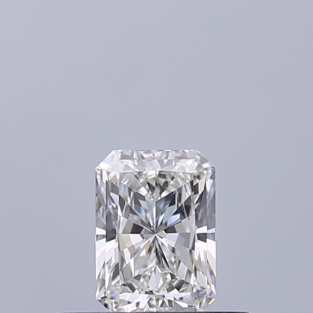 0.33 Carat Natural Diamond, Radiant Cut, Color F, Clarity IF